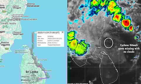 மேக கூட்டம் ஏதுமின்றி வெற்று சுழலாக 'டிட்வா' புயல் மாறிவிட்டது - வெதர்மேன் பிரதீப் ஜான்