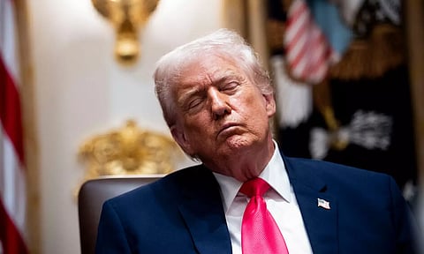 VIDEO: அமைச்சரவை கூட்டத்தில் தூங்கி விழுந்த அதிபர் டிரம்ப்