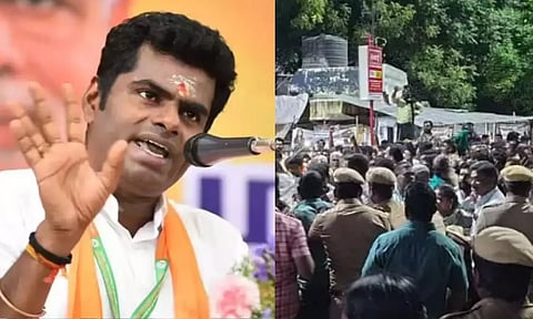 சனாதன தர்மம் மீதான திமுக அரசின் விரோதம் - திருப்பரங்குன்ற விவகாரத்தில் அண்ணாமலை கோபம்