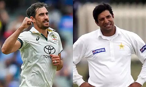 டெஸ்டில் அதிக விக்கெட்டுகள்: வாசிம் அக்ரம் சாதனையை சமன் செய்த ஸ்டார்க்