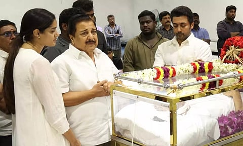 சூர்யாவுக்கு 'சரவணன்' என்ற பெயர் இதனால் தான் வைத்தேன்! - உண்மையை உடைத்த சிவகுமார்