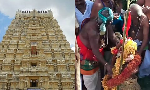 வெகு விமர்சையாக நடைபெற்ற காஞ்சிபுரம் ஏகாம்பரநாதர் கோவில் மகா கும்பாபிஷேகம்