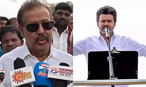 விஜய் எல்.கே.ஜி. படிச்சிட்டு இருக்காரு... கற்றுக்கொள்ள வேண்டியது நிறைய இருக்கு: பொன்முடி