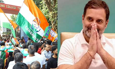 கேரள உள்ளாட்சி தேர்தலில் காங்கிரஸ் கூட்டணி மாபெரும் வெற்றி - ராகுல் காந்தி நன்றி