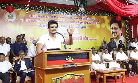 'கிறிஸ்தவக் கொள்கைகளும், திராவிடக் கொள்கைகளும் ஒன்றே' - துணை முதலமைச்சர் உதயநிதி ஸ்டாலின்!