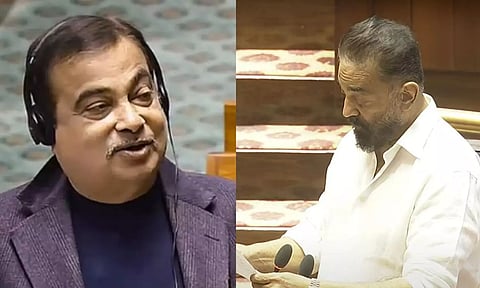 மாநிலங்களவையில் கேள்விக் கணை தொடுத்த கமல் ஹாசன் - பளிச் பதில் கொடுத்த நிதின் கட்கரி