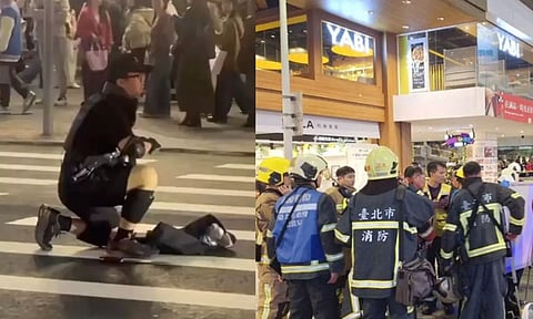 தைவான் தலைநகரில் கத்திக்குத்து தாக்குதல்.. 3 பேர் பலி - பலர் படுகாயம் - பரபரப்பு வீடியோ