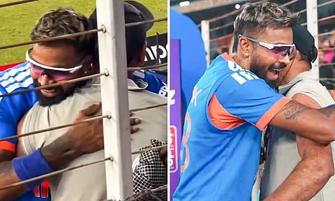 VIDEO: கேமரா மேனை கட்டி பிடித்து மன்னிப்பு கேட்ட ஹர்திக் பாண்டியா