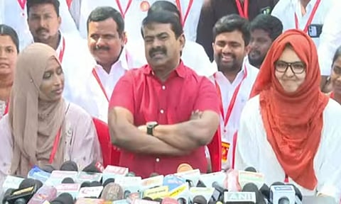 களத்திற்கே வராதவர் களத்தை பற்றி பேசுவது நகைச்சுவை- சீமான்