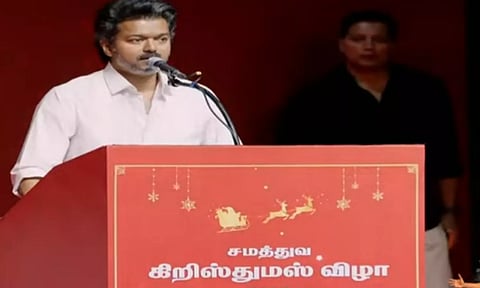 கிறிஸ்துமஸ் வாழ்த்துகள்... சமூக நல்லிணக்கத்தை பாதுகாப்பதில் த.வெ.க. உறுதியாக உள்ளது - விஜய்