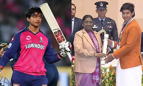 VIDEO:சாதனை நாயகன் சூர்யவன்ஷிக்கு விருது வழங்கி கவுரவித்த ஜனாதிபதி