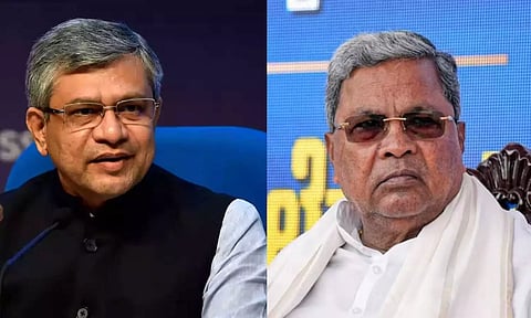 கர்நாடகாவின் வெற்றியை திருடுகிறார் மத்திய அமைச்சர் அஷ்வினி வைஷ்ணவ்: சித்தராமையா குற்றச்சாட்டு