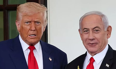 வேறு யாராவது பிரதமராக இருந்திருந்தால் இஸ்ரேல் அழிந்திருக்கும் - நேதன்யாகுவை பாராட்டிய டிரம்ப்