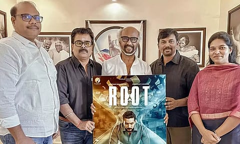 'ரூட்' படத்தின் ஃபர்ஸ்ட் லுக் போஸ்டரை வெளியிட்டார் சூப்பர் ஸ்டார்