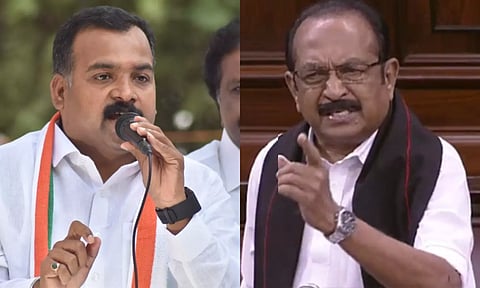 'லட்சுமண ரேகையை தாண்டும் பழக்கம் எங்களுக்கு கிடையாது' - மாணிக்கம் தாகூருக்கு வைகோ பதிலடி!