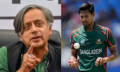 நாம் யாரை தண்டிக்கிறோம்?.. வங்கதேச வீரர் முஷ்தபிசுர் ரகுமான் நீக்கத்திற்கு சசி தரூர் கண்டனம்