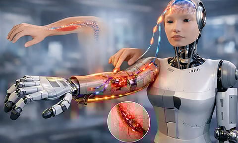 இயந்திரங்களுக்கு உயிர் கொடுக்கும் 'செயற்கைத் தோல்': மனிதர்களைப் போலவே இனி ரோபோக்களும் வலியை உணரும்