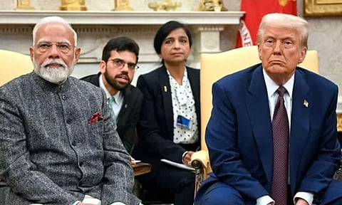 ரஷியாவிடம் தொடர்ந்து எண்ணெய் வாங்கினால் இந்தியா மீது கூடுதல் வரி விதிப்போம் - டிரம்ப் எச்சரிக்கை