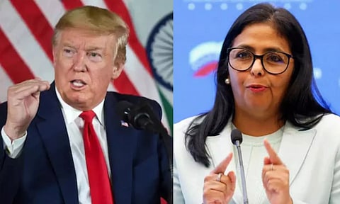 ஒத்துழைக்கவில்லை என்றால் மீண்டும் தாக்க தயங்கமாட்டேன்.. வெனிசுலா இடைக்கால அதிபருக்கு டிரம்ப் மிரட்டல்