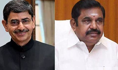 ஆளுநர் ஆர்.என்.ரவியுடன் எடப்பாடி பழனிசாமி சந்திப்பு