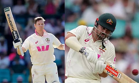 ஆஷஸ் தொடரின் 5வது டெஸ்ட்: ஹெட், ஸ்மித் அபார சதம் - 3ம் நாள் முடிவில் ஆஸ்திரேலியா 518/7