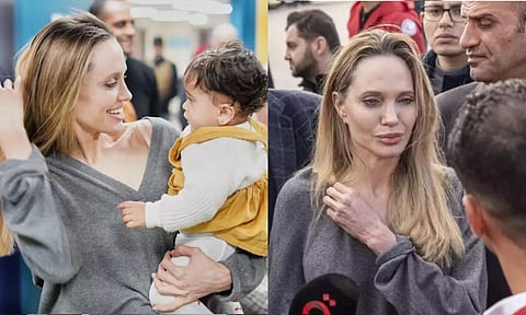 ரஃபா எல்லைக்கு நேரில் சென்ற ஏஞ்சலினா ஜோலி.. காசாவுக்குள் உதவிகளை அனுமதிக்க வலியுறுத்தல்