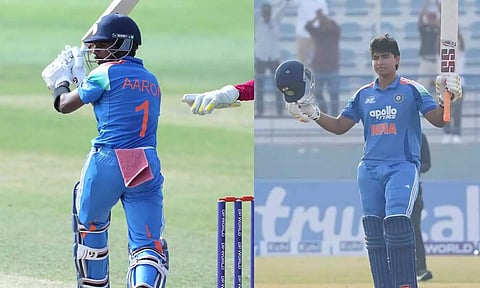 சூர்யவன்ஷி , ஆரோன் ஜார்ஜ் அதிரடி சதம்: தென் ஆப்பிரிக்காவுக்கு இமாலய இலக்கு நிர்ணயித்த இந்தியா