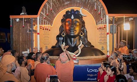 ஈஷா மஹாசிவராத்திரி - திருச்சியில் 3 நாட்கள் ஆதியோகி ரத யாத்திரை!