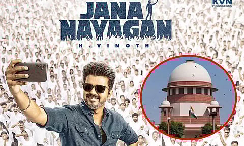 'ஜனநாயகன்' சென்சார் வழக்கு - உச்சநீதிமன்றத்தில் இன்று விசாரணை!