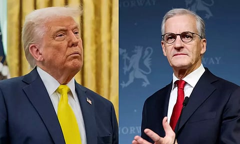 நோபல் பரிசை நாங்கள் வழங்கவில்லை: அதிபர் டிரம்புக்கு நார்வே பிரதமர் பதில்