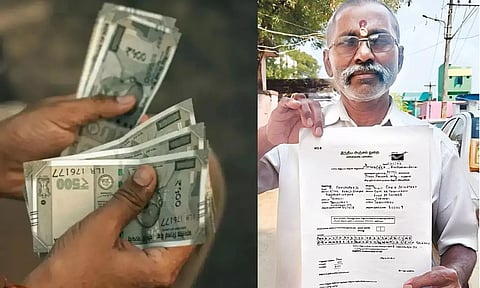 பொங்கல் பரிசு ரூ.3 ஆயிரத்தை அரசுக்கு திருப்பி அனுப்பிய சமூக ஆர்வலர்