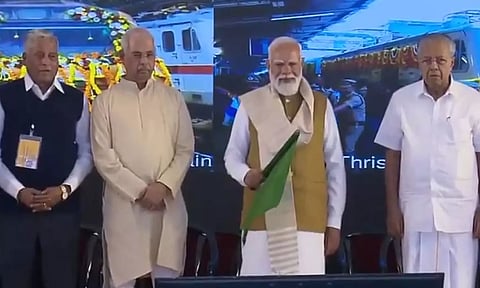 திருவனந்தபுரத்தில் 3 அம்ரித் பாரத் ரெயில் சேவையை தொடங்கி வைத்தார் பிரதமர் மோடி