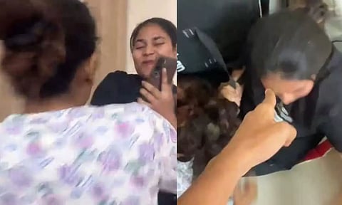 முன்பதிவை ரத்து செய்ததால் ஆத்திரம்.. பெண்ணை சரமாரியாக தாக்கிய மசாஜ் ஊழியர் - வீடியோ வைரல்