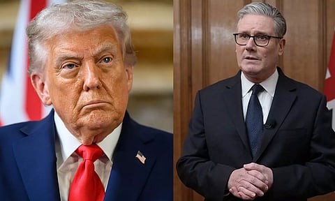 ஐரோப்பிய நாடுகள் அங்கம் வகிக்கும் நேட்டோ குறித்து விமர்சித்த டிரம்ப்- இங்கிலாந்து பிரதமர் கண்டனம்