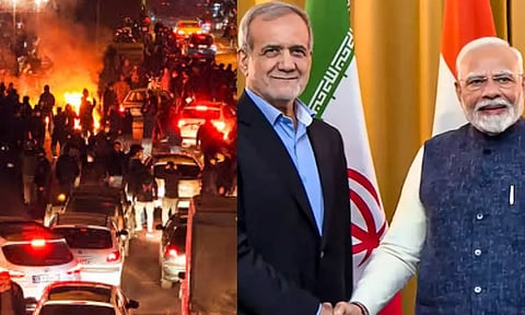 போராட்டத்தை அடக்குவது சரிதான்.. ஐ.நா தீர்மானத்துக்கு எதிராக வாக்களித்த இந்தியா - நன்றி சொன்ன ஈரான்