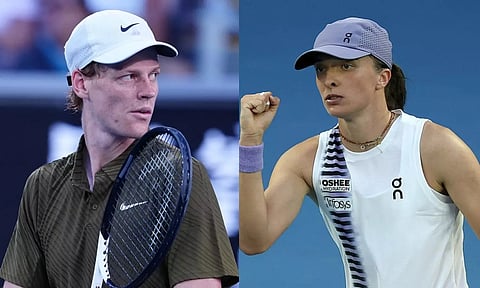 ஆஸ்திரேலிய ஓபன் டென்னிஸ்: காலிறுதிக்கு முன்னேறிய ஜானிக் சின்னர்- ஸ்வியாடெக்