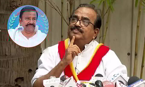 எங்கள் தலைவரை பார்த்து ஏன் ஆத்திரம்? - விஜய்க்கு ஆதரவாக திமுக அமைச்சரை விளாசிய நாஞ்சில் சம்பத்!