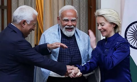 இந்தியா-ஐரோப்பிய ஒன்றியம் வர்த்தக ஒப்பந்தம் - அமெரிக்கா கடும் அதிருப்தி