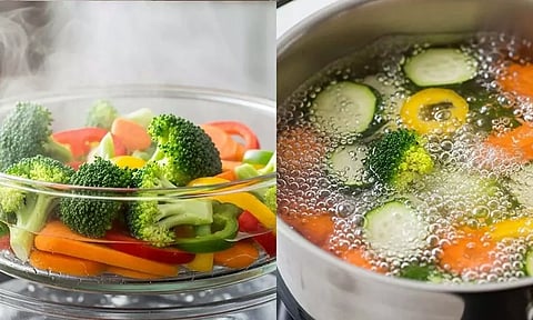 நீராவியில் வேகவைத்தல் - கொதிக்க வைத்தல்: அதிக ஊட்டச்சத்துகளைத் தரும் சமையல் முறை எது?