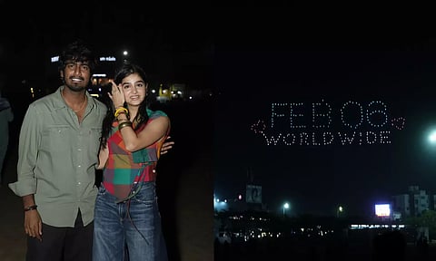 வானில் வட்டமடித்த 250 டிரோன்கள்... வித் லவ் படக்குழுவின் வித்தியாச முயற்சி