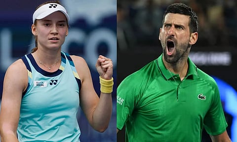 டென்னிஸ் தரவரிசையில் ஜோகோவிச், ரைபகினா முன்னேற்றம்