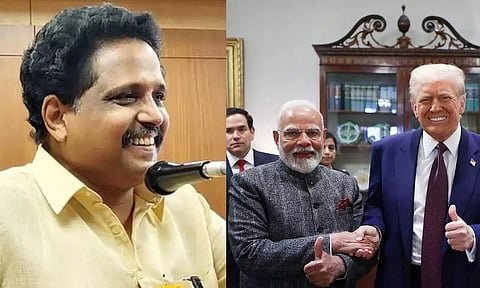 அங்க ஒரு குத்து.. இங்க ஒரு குத்து: இதுதான் பாஜகவின் வெளியுறவுக் கொள்கை - சு. வெங்கடேசன் கிண்டல்