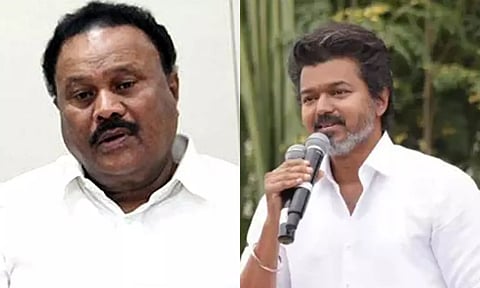 விஜய் கருப்பு பணம் வாங்கவில்லை என்பதை நிரூபிக்கட்டும் - திண்டுக்கல் சீனிவாசன்