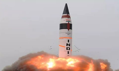 3000 கி.மீ. பாய்ந்து தாக்கும் அக்னி-3 ஏவுகணை சோதனை வெற்றி!