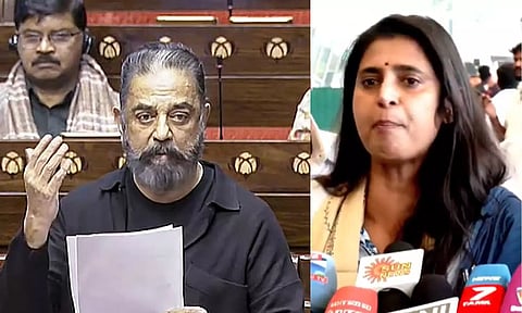 பெரியாரையும் தெரியல... கமலையும் தெரியல... சொம்பு தூக்கி முட்டு கொடுக்கிறார்கள்- கஸ்தூரி விளாசல்