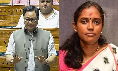 'ஓம் பிர்லாவின் பொய்கதையை அம்பலப்படுத்தியுள்ளார் கிரண் ரிஜிஜூ' - ஜோதிமணி