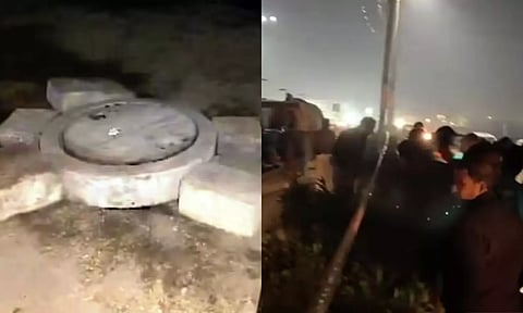 டெல்லியில் திறந்து கிடந்த கழிவுநீர் கால்வாயில் விழுந்து இளைஞர் உயிரிழப்பு.. 4 நாட்களில் 2வது சம்பவம்