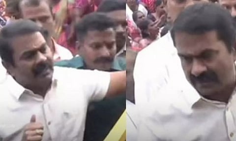 சென்னையில் சீமான் திடீர் கைது