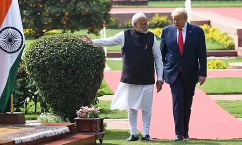 'மோடியின் அரசியல் வாழ்க்கையை அழிக்க நான் விரும்பவில்லை' - வைரலாகும் ட்ரம்ப் பேச்சு!