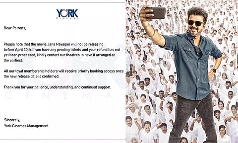 ஜனநாயகன் படம் ஏப்ரல் 30ம் தேதி வரை ரிலீஸ் ஆக வாய்ப்பு இல்லை - வெளியான முக்கிய தகவல்